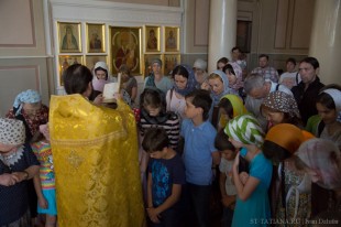 Отъезд в приходской детский летний лагерь