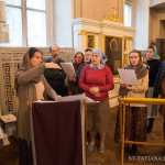 Народный хор поет литургию в Неделю прп. Иоанна Лествичника