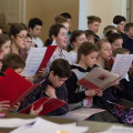 Репетиция сводного детского хора воскресных школ Москвы