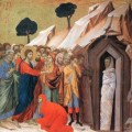 От воскрешения Лазаря до входа в Иерусалим